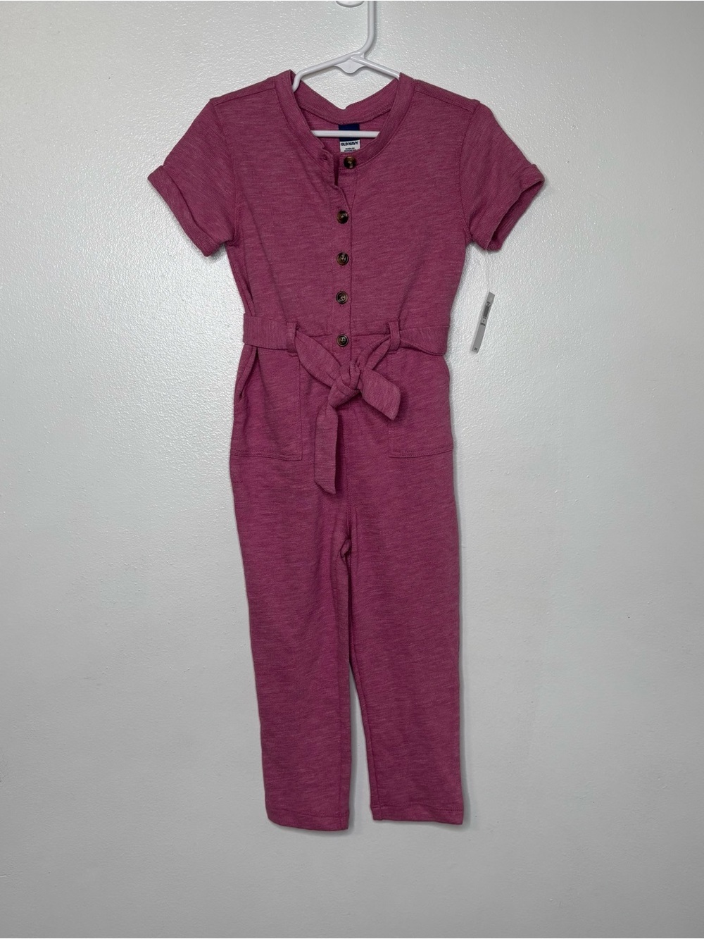NWT Old Navy One Piece Tie Front Jumpsuit Toddler Girls 3T
